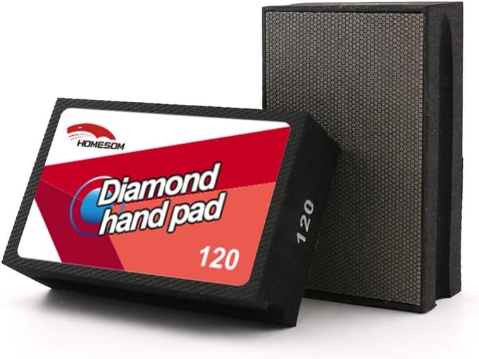 Diamant Polijstpad - Schuurblok - Stenen Glad Maken - Gegalvaniseerd Diamant - 120 Grit