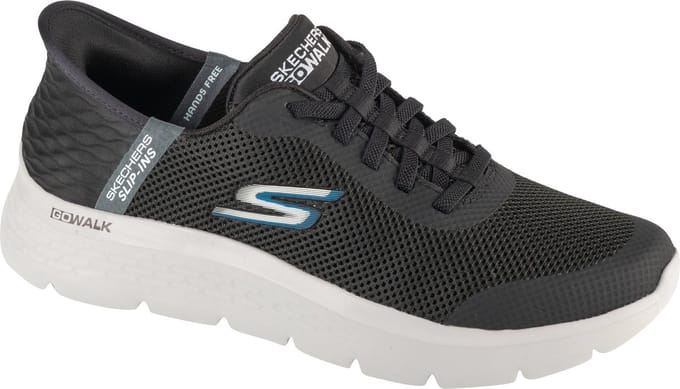 Skechers Instapper Hands-Free Slip-Ins Go Walk Flex 216324/BKGY Machine Washable