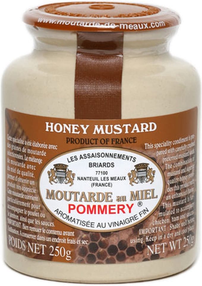 LES ASSAISONNEMENTS BRIARDS | Moutarde au Miel (Mosterd met Honing) | 250g