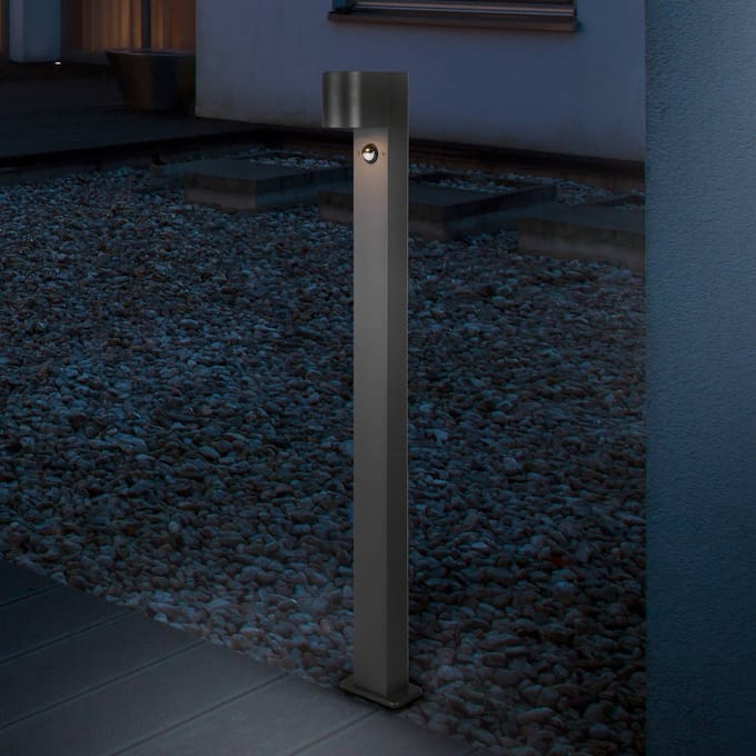 Trio Lighting Tuinpadverlichting Roya, bewegingssensor antraciet
