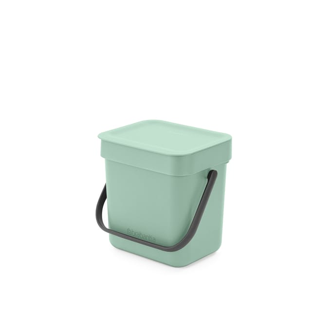 Brabantia Afvalbak Sort & Go - Kunststof - Jade Green - 18.8x13.9x18.1cm - 3l