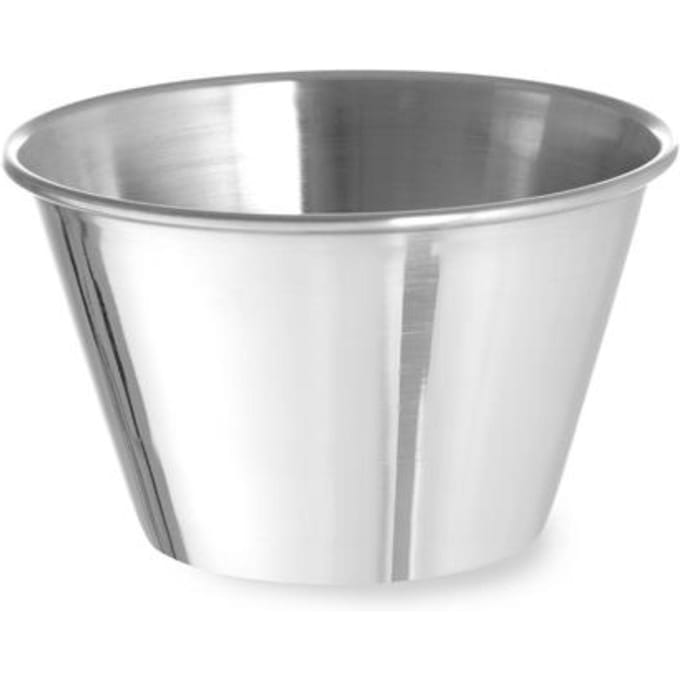HENDI Ramekin set – roestvast staal – 0,175L – 12 stuks – vaatwasserbestendig