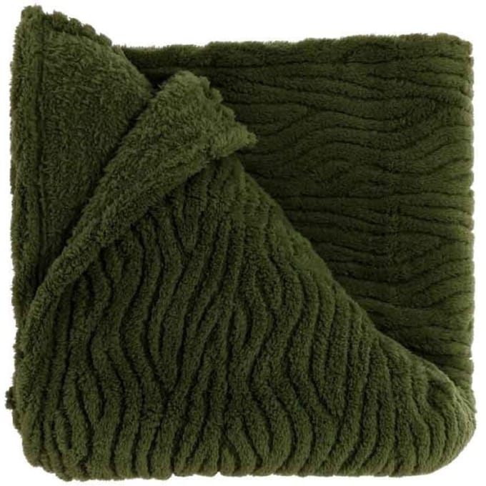 Unique Living - Plaid Clio Winter Green -150x200cm