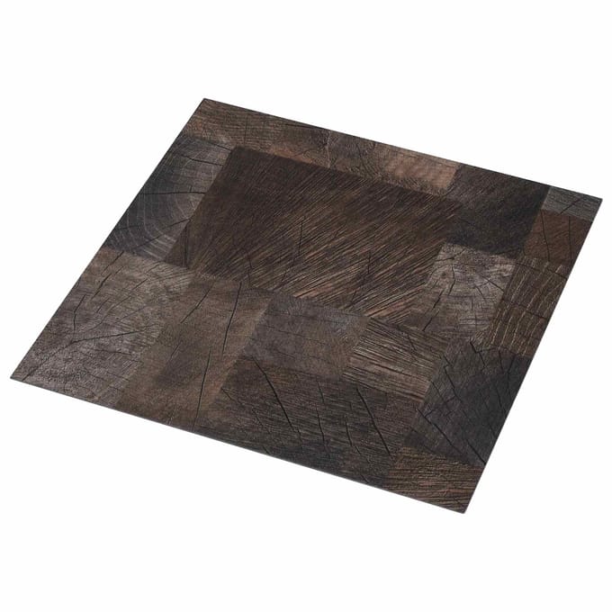 vidaXL - Vloerplanken - Houten - structuur - bruin - 5,11 - m² - 55 - st - PVC
