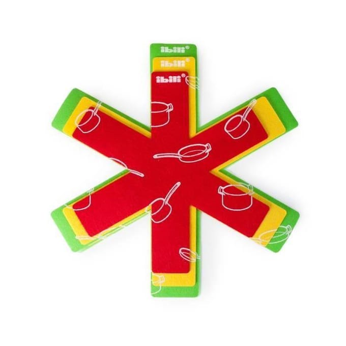 IBILI - Set van 3 pannenbeschermers, Vilt