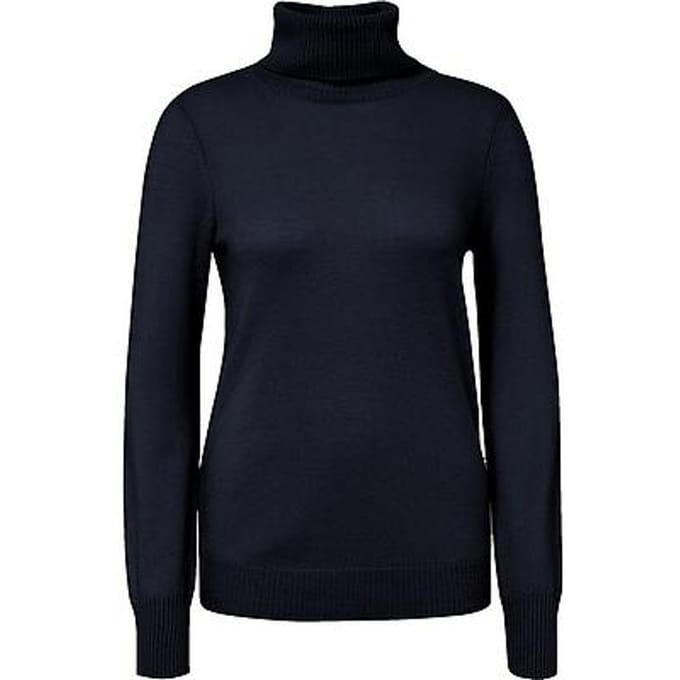Coltrui 100% kasjmier lange mouwen Van Peter Hahn blauw