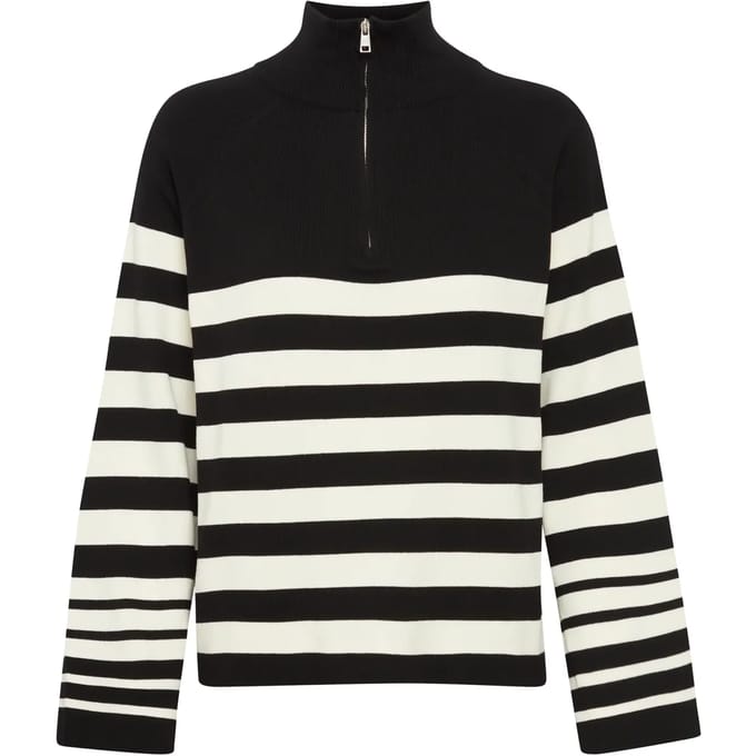 b.young BYMMORLA HALFZIP JUMPER - Dames Trui - Maat L