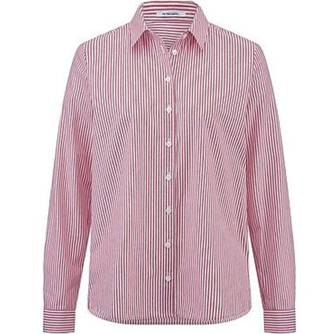 Blouse lange mouwen Van Peter Hahn rood