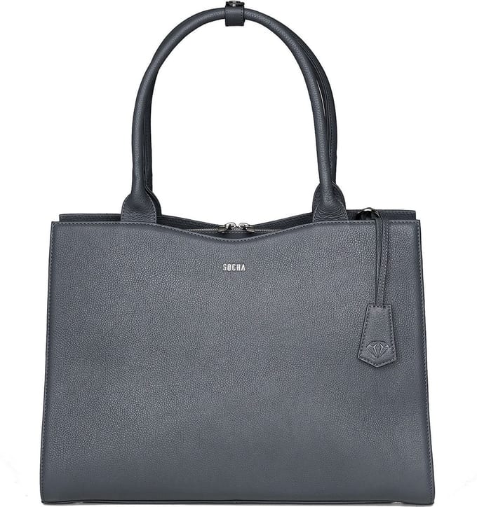 Socha leren laptoptas voor vrouwen - Geschikt voor 15.6 inch laptops