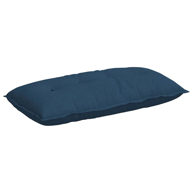 vidaXL - Rugkussen - Blauw - 100 - x - 50 - x - 19 - cm - Stof