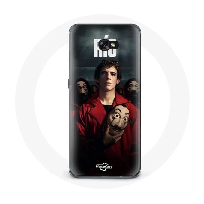 Case voor Samsung Galaxy A3 2017 La Casa De Papel Rio Masker
