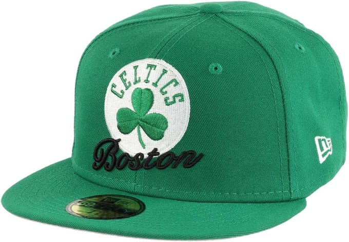 Fitted NBA Basketbalpet Boston Celtics Heren