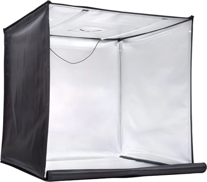 Fotodoos met LED Verlichting - 72cm - Dimbare Studio Lichtbox - Inclusief 5 Achtergronden