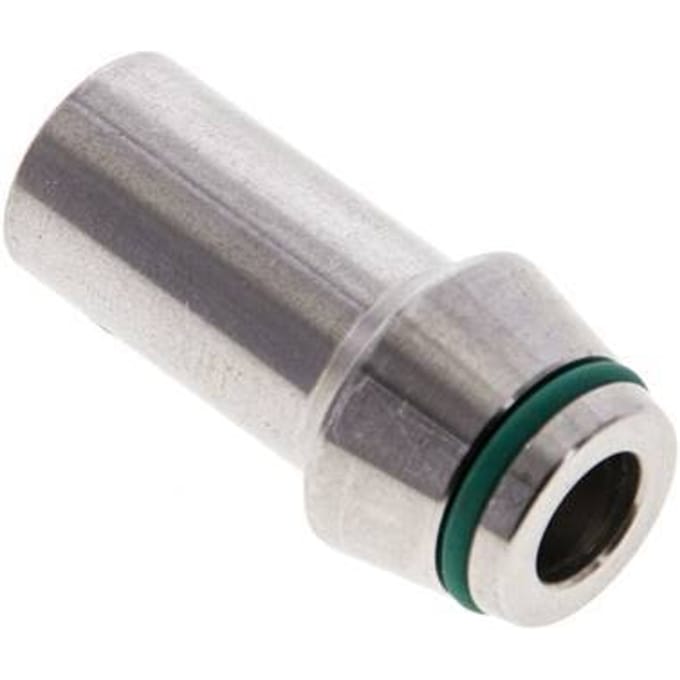 12x2.5mm RVS Rechte met Lasverbinding 630bar FKM O-ring ISO 8434-1