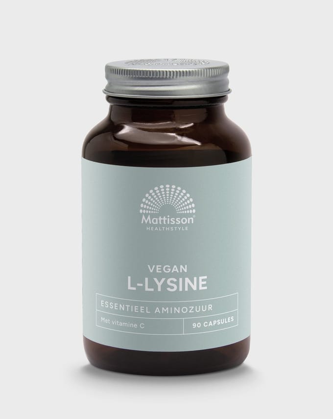 Mattisson - L-Lysine+ met Vitamine C - Essentieel Aminozuur - 90 Capsules