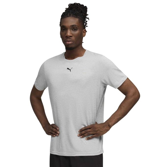 Puma Tad Performance-sport-T-shirt voor heren (Grijs)