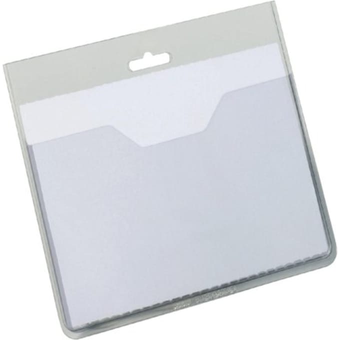 DURABLE Naambadge 60x90 mm met Europerforatie deels dekkend