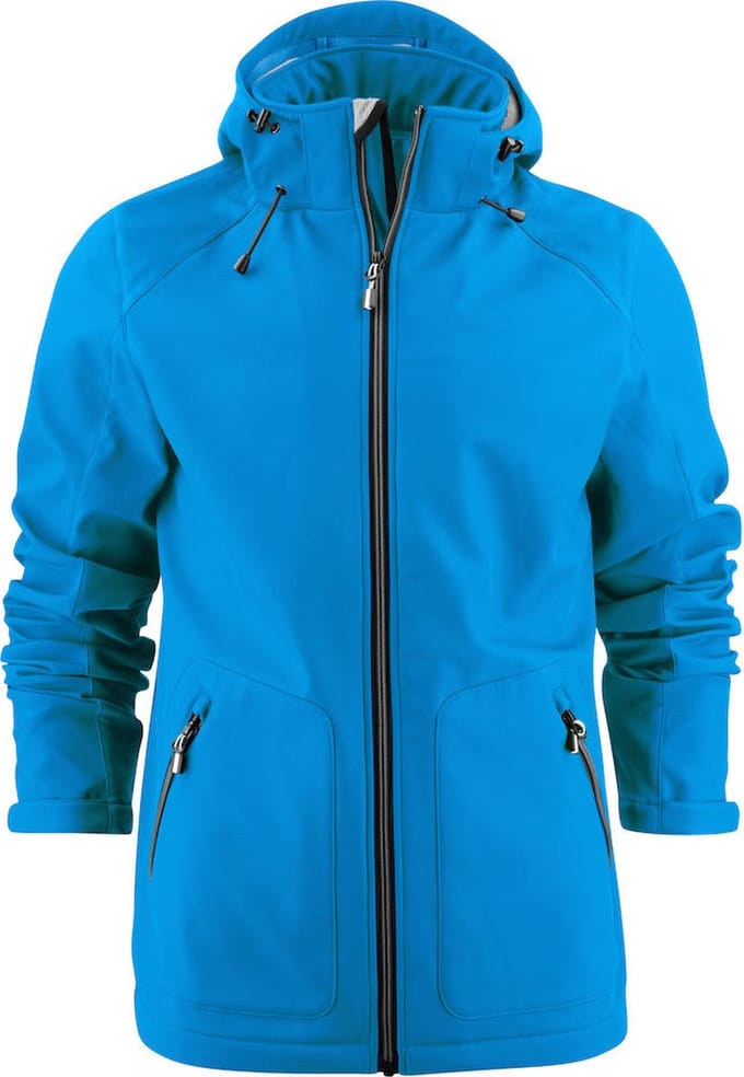 Printer Softshell Jas Karting - Blauw - Maat M
