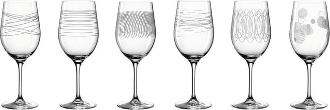 Leonardo Casella - Wijnglas assorti - 430 ml - 6 stuks