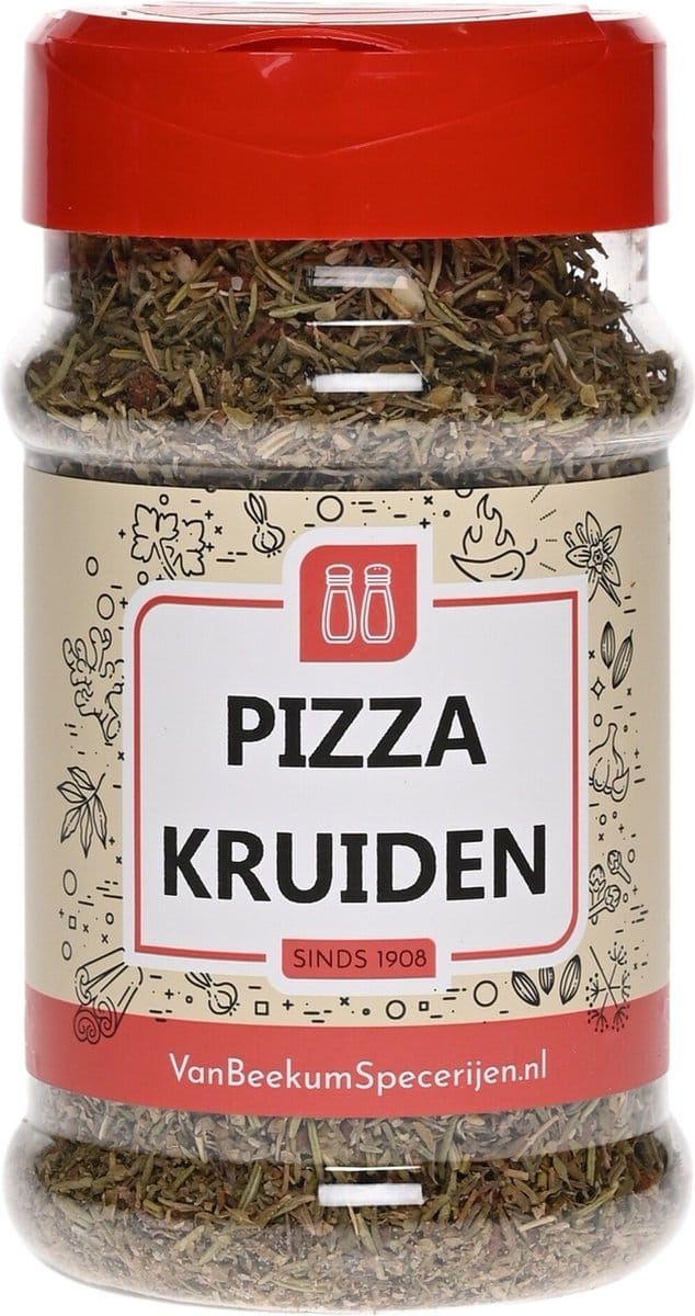 Van Beekum Specerijen - Pizza Kruiden - Strooibus 60 Gram