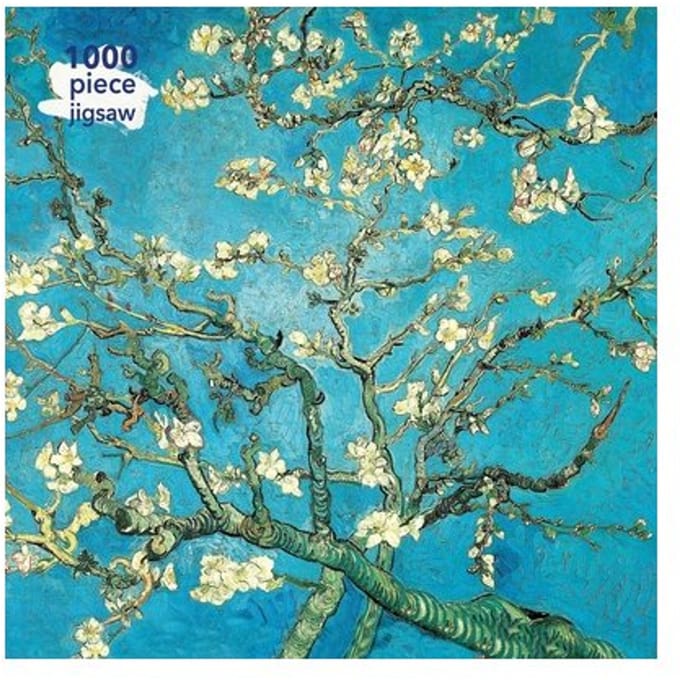 Adult Jigsaw Puzzle Vincent Van Gogh: Almond Blossom - 1000-Piece Jigsaw Puzzles - Flame Tree Studio