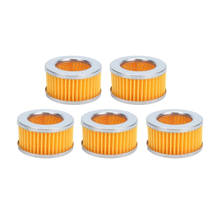 5 Stuks Luchtcompressor Filterelementen Demper Geluiddemper Accessoire Set Kit voor Vervanging