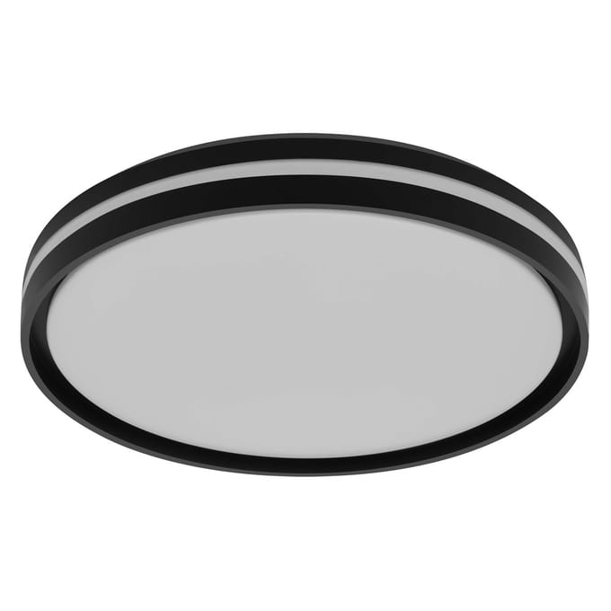 OSRAM ORBIS Noemi LED Plafondlamp 480mm, 36W, 3000K warm wit, Click-DIM, Zwart, Metaal met Plastic ring