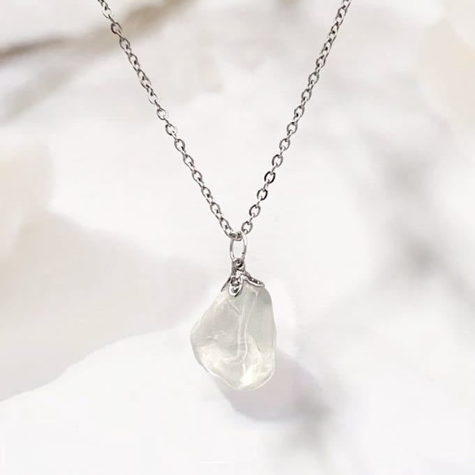 Edelsteen ketting dames – Bergkristal | Positieve energie, helderheid & balans