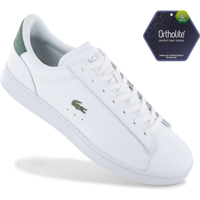 Lace-Up Rubber Sole Polyester Sneakers - Green