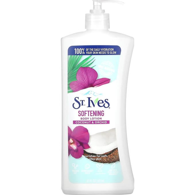 St. Ives, Softening Body Lotion, Coconut & Orchid, 621Ml(21Fl Oz) white