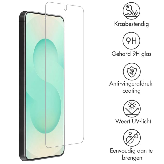 Accezz Screen Protector - Geschikt voor Samsung Galaxy S26 Plus - Gehard Glas Screenprotector