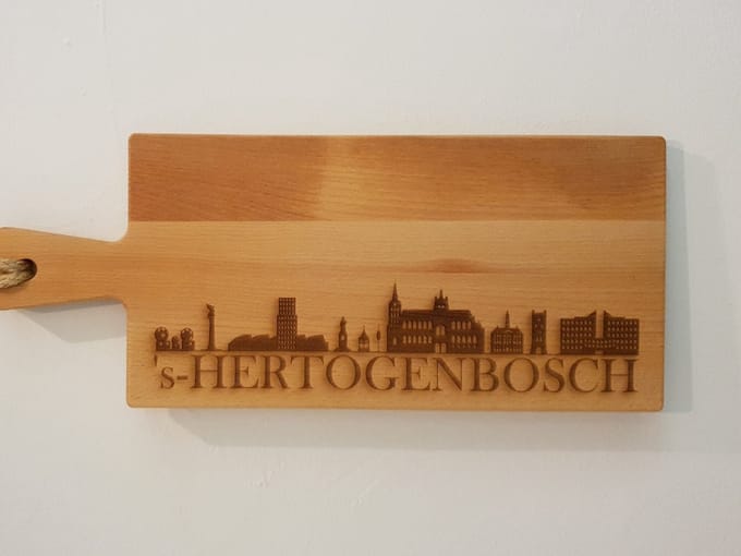 borrelplank beukenhout skyline Den Bosch 49 cm