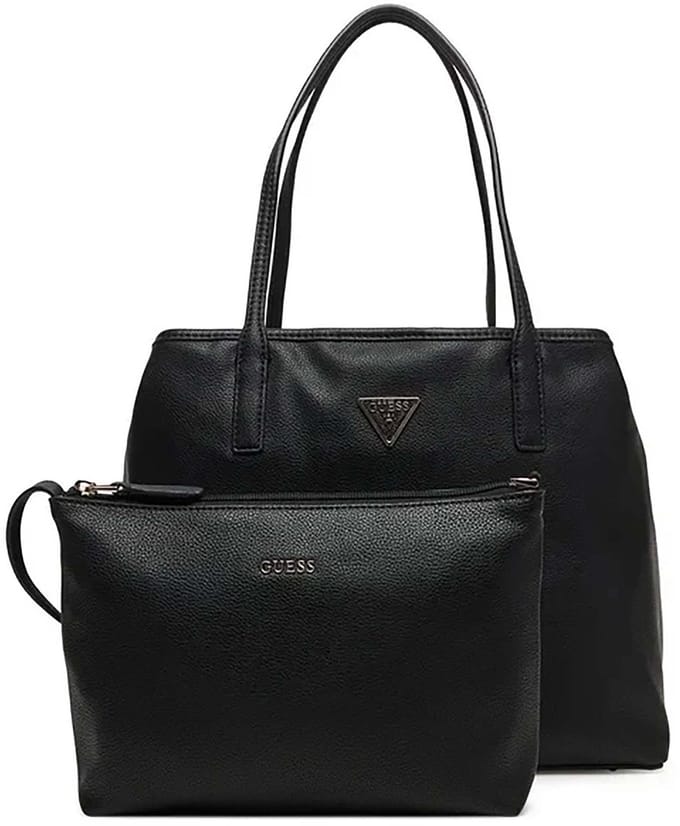 GUESS shopper Victtoria 2 in 1 Tote Black zwart