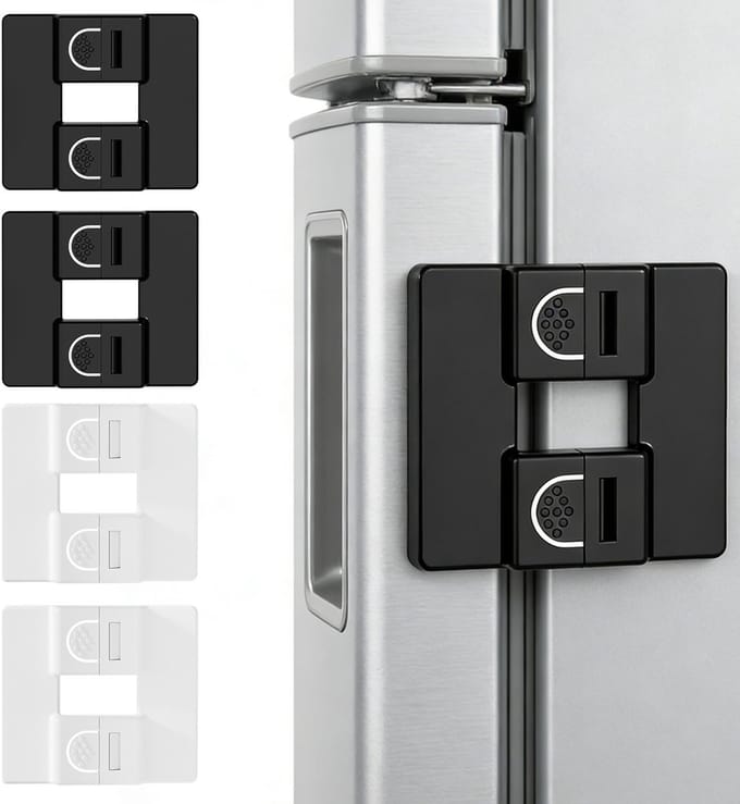 Dailygoods - 4-delig Multifunctioneel Koelkastslot met Sterke Lijm