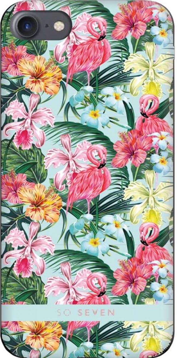 SoSeven Hawaii Case voor Apple iPhone SE 2020 / iPhone 7/8 - Pink Tropical