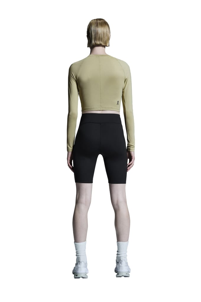 On Studio Lg-t Crop 1 W Caper Maat: XL | Longsleeves Outlet | Dames | Bruin