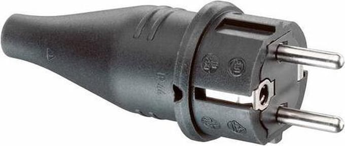 Stekker 230V Randaarde - IP44 - 3 x 1,5mm