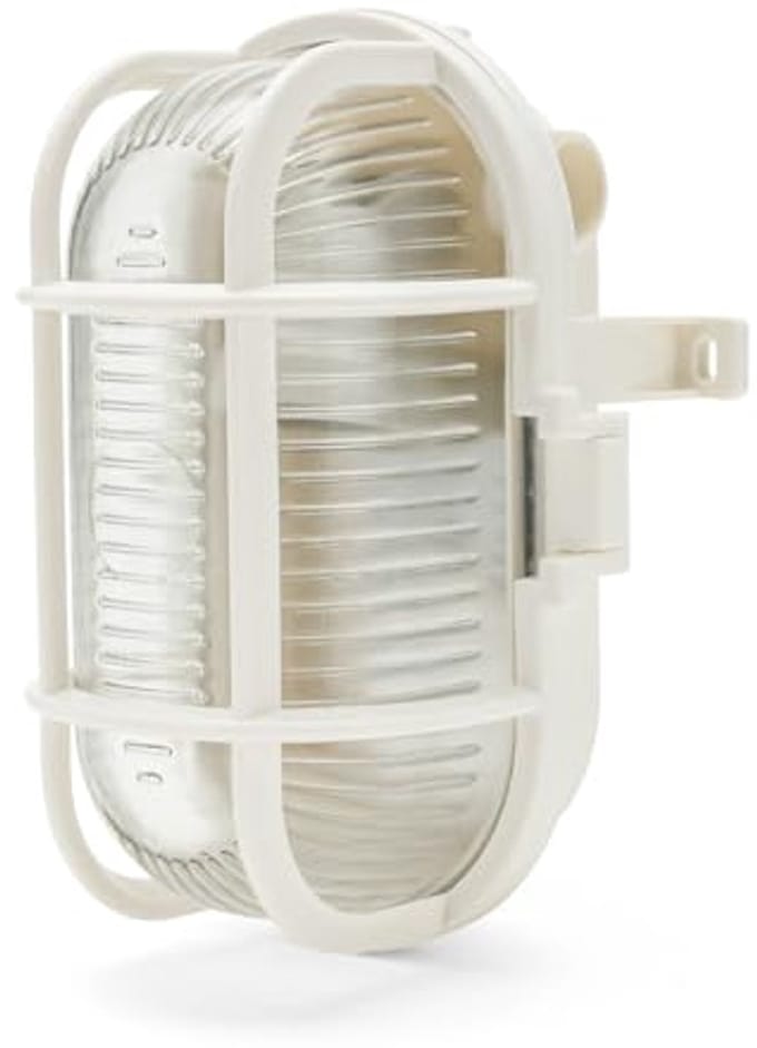 Ovale Wandlamp met E27 Fitting - Waterdicht en Elegant