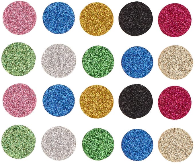 Dailygoods- Navulpads 20 Stuks - Viltpads voor Etherische Oliën - Diffusers/Halskettingen/Armbanden - Diameter 2 cm - Wasbaar en Herbruikbaar - Breed Toepasbaar - Diffuserpads