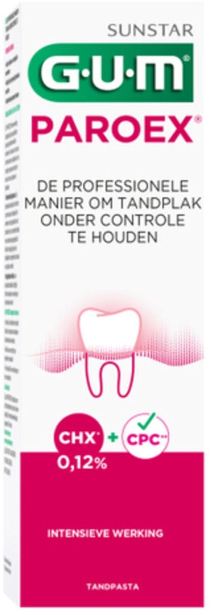 GUM - Tandpasta Paroex - 4 x 75 ml - Voordeelverpakking