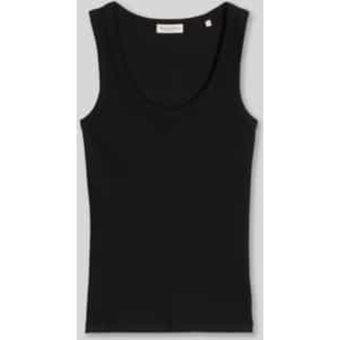 Slim fit tanktop van katoenmix