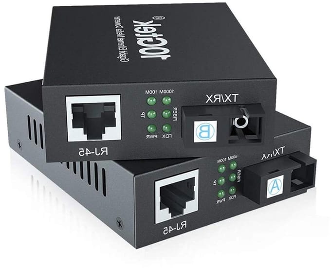 Ethernet Converter - Netwerk Adapter - Netwerk Uitbreiding - Ingebouwde Transceiver - 20km Bereik - Metaal