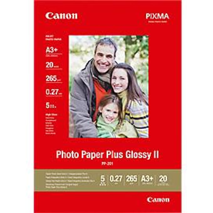 Canon fotopapier Plus Glossy II PP-201, 265 g/m², 20 vellen, A3