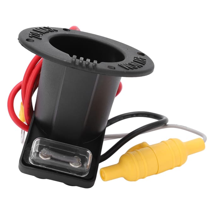 DC 48 Volt Powerdrive Lader Zekeringhouder Laadsocket 101802101 Vervanging voor Club Car DS black