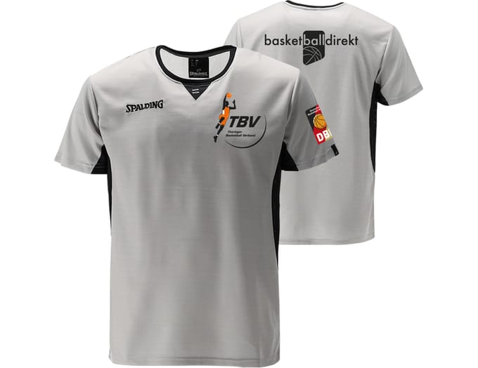 Spalding Offizielles Tbv Referee T-shirt Grijs
