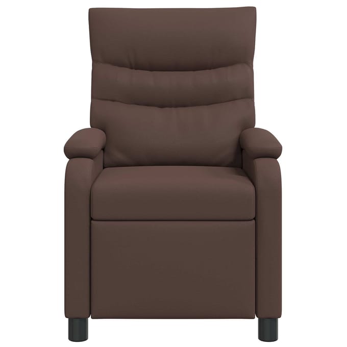 vidaXL - Recliner - Bruin - Kunstleer