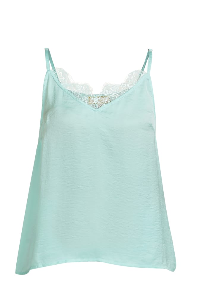 Mymo Kanten topje Dames aqua