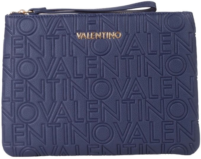 VALENTINO accessoiretas Pansy Soft Cosmetic Case Blu donkerblauw