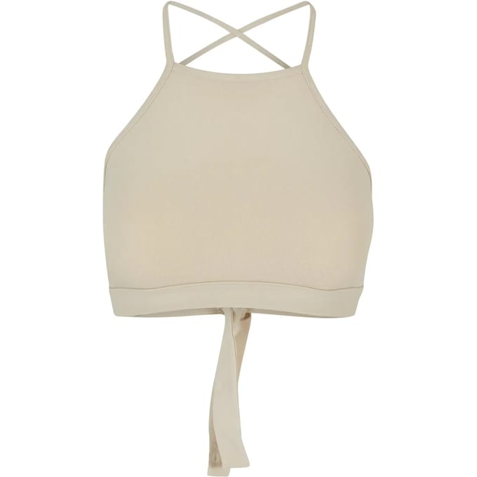 Urban Classics - Triangle Crop top - XXL - Gebroken wit