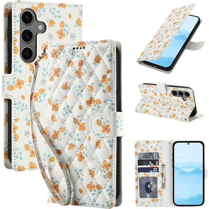 Comfycase Samsung Galaxy S26 Floral Bookcase Hoesje Bloemen